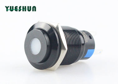 Chine le commutateur de bouton poussoir en métal de 19mm, le point LED 12V a illuminé le commutateur de bouton poussoir distributeur