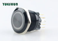 Chine Anneau de lumière du commutateur de bouton poussoir d&#039;aluminium des biens 22mm LED pour la presse de longue date société