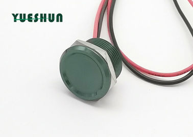 Chine Commutateur de bouton poussoir piézo-électrique de corps de couleur verte, commutateur de bouton poussoir en aluminium usine