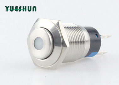Chine Type commutateur de bouton poussoir en métal de LED, poids léger de point de commutateur de bouton poussoir de 5 bornes usine